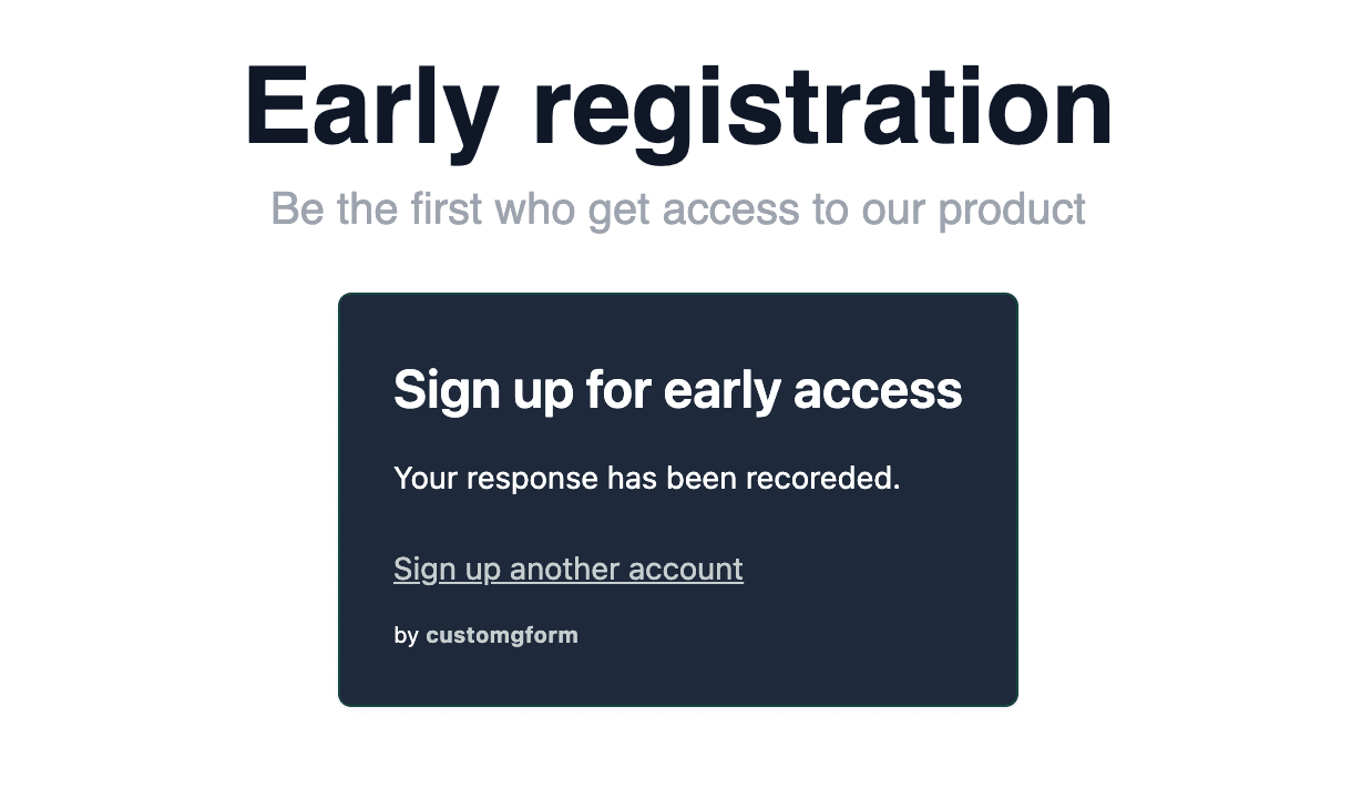 Submit form